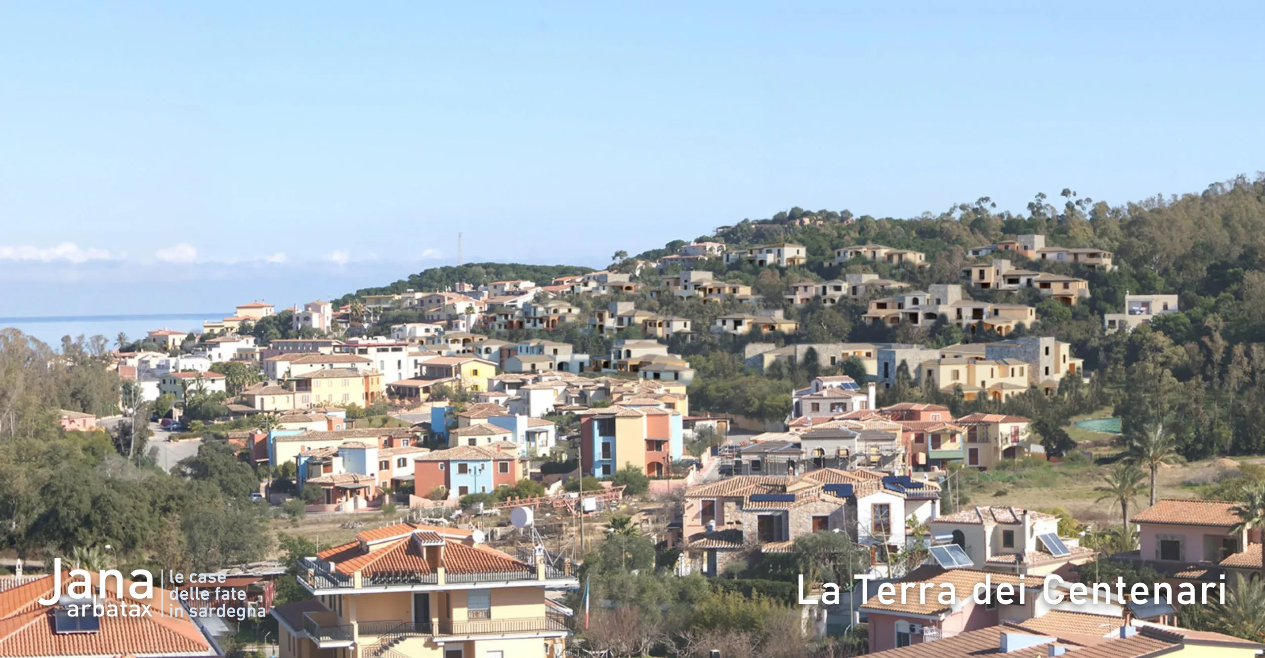 Vista di Arbatax dalla rotonda di Porto Frailis, in Ogliastra, Sardegna