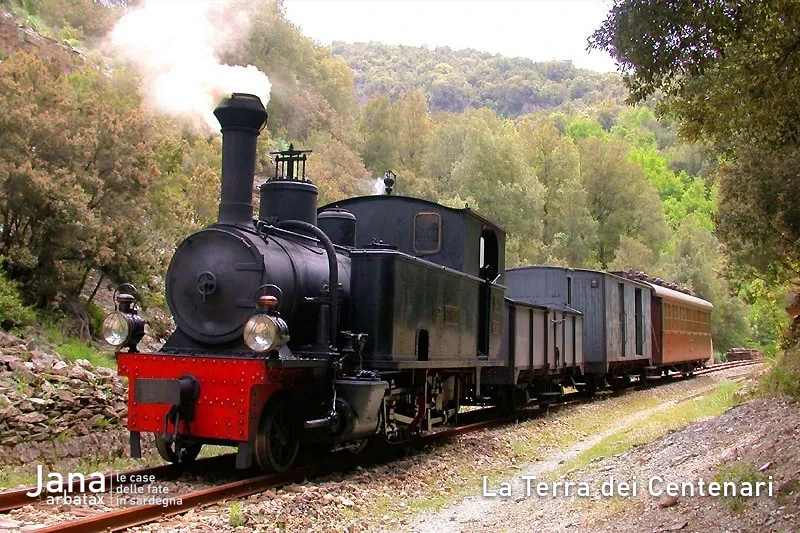 Il Trenino Verde della Sardegna, una delle attrazioni turistiche dell'Ogliastra vicino ad Arbatax